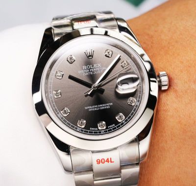 TW Factory ROLEX 8215 Automatic Movement Steel 41MM Grey Watch